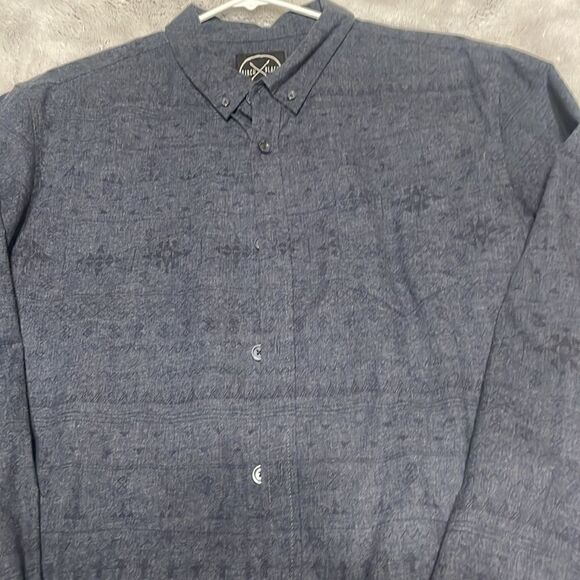 Birch Black Heavyweight Button-Down Shirt - Picture 2 of 4